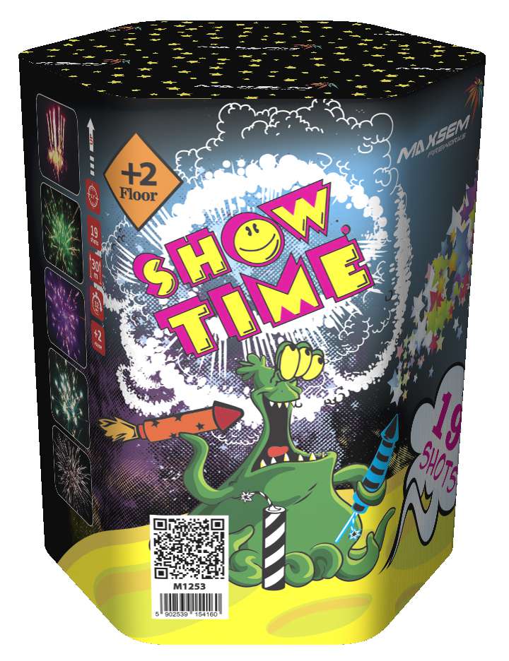 Батарея салютов "Snow Time" 19 залп. (1/8),